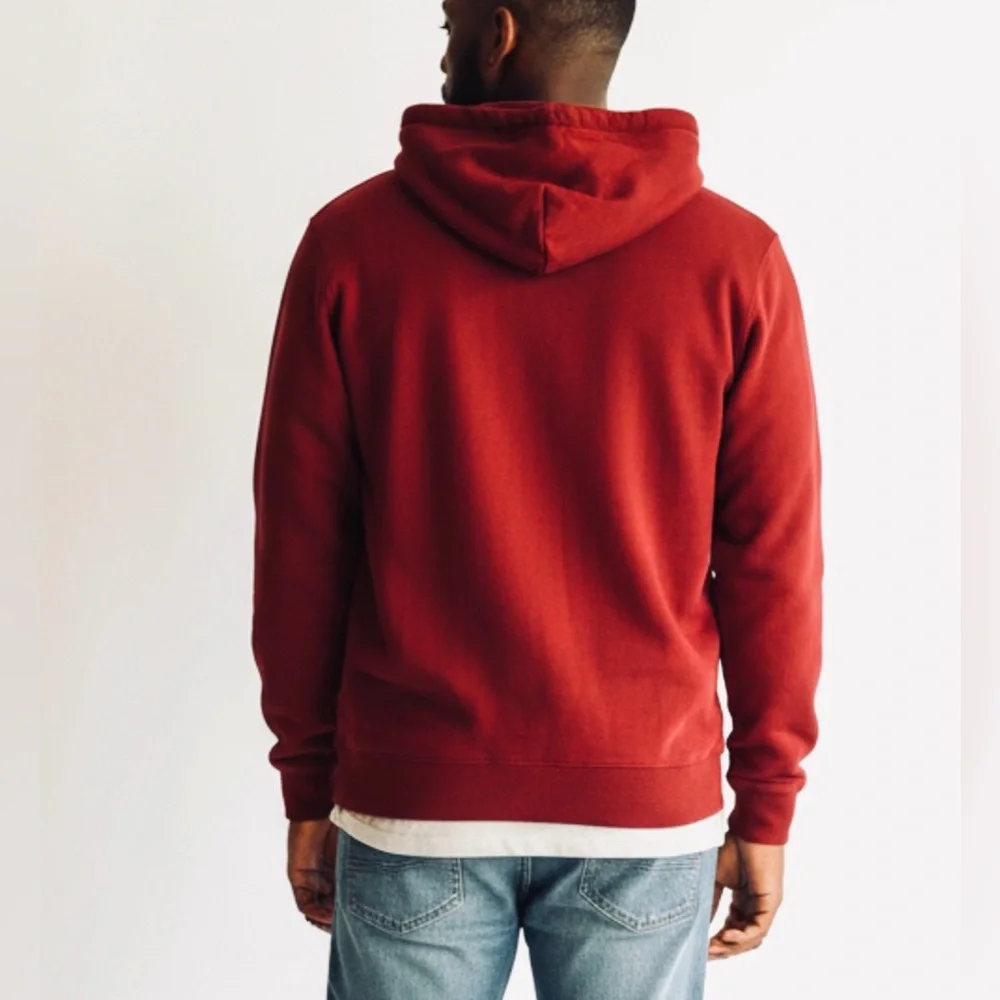 Vintage Nike Hoodie Red Y2K Center Swoosh Check Spell Out Logo Sweatshirt Sz 2XL